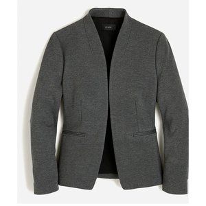 J.Crew $178 Going-Out Blazer in Stretch Twill Size 00 Hthr Dove H2743
